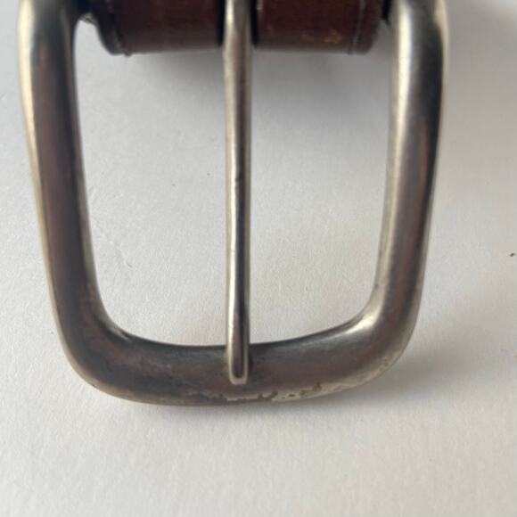 Red Head Brand Co Leather Belt 44 Double Keeper Brown 585500 - Picture 4 of 8